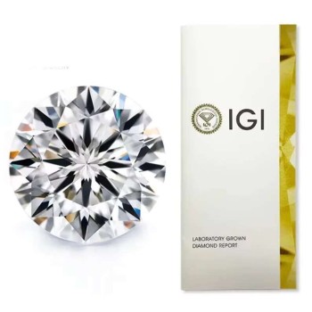 VVS1 Round D E F Color Synthetic Loose Diamond Lab Grown Diamond Wholesale With IGI Certificate