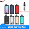 New Yocan Ziva Smart Portable Rechargeable Vape Mod 650mah Battery 10S Pre-Heat Vape Box 2.6V/3.2V/3.8V (Cartrs Not included)