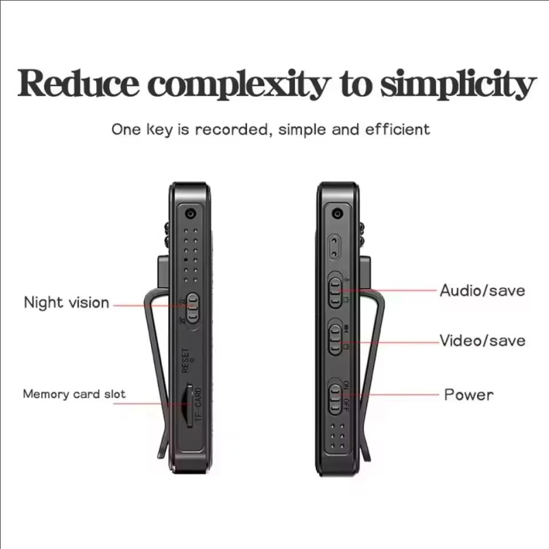 1080P HD Mini Camera Portable Small Digital Video Recorder Surveillance Camcorder Night Vision Video Police BodyCam Infrared