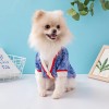 Dog cardigan luxury pet sweater corgi Chenery fashion brand dog clothes warm in autumn and winter fashion dog sweater