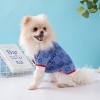 Dog cardigan luxury pet sweater corgi Chenery fashion brand dog clothes warm in autumn and winter fashion dog sweater