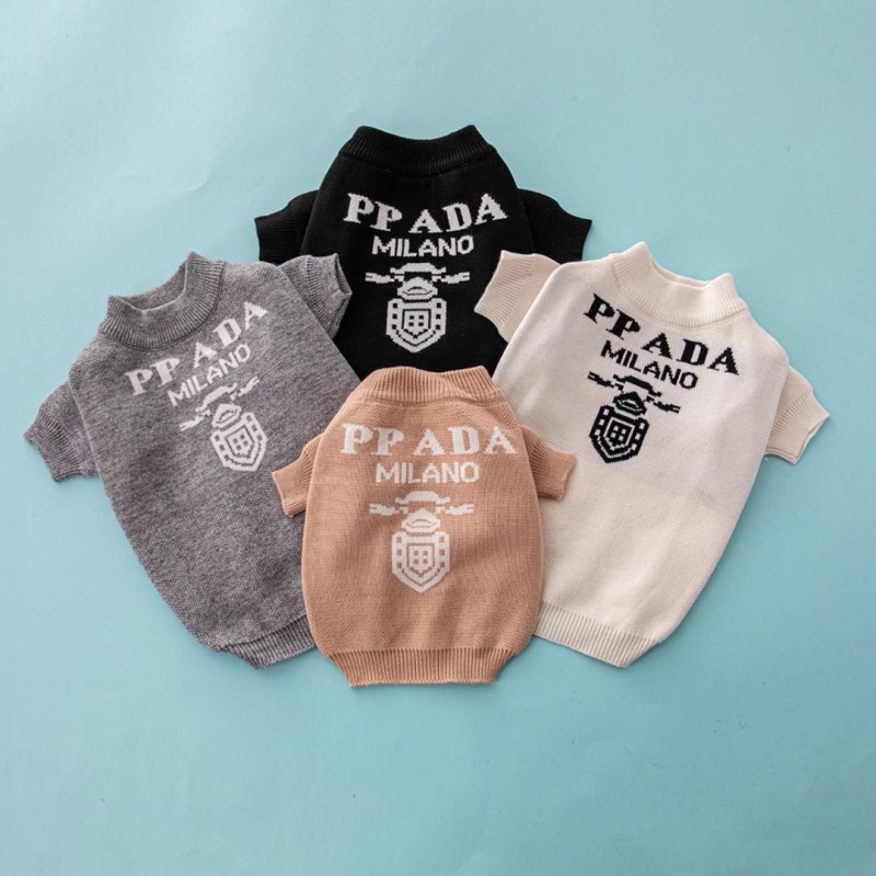 brands apparel designer dog clothes winter warm pet sweater puppy cat sweatshirt pullover clothing for small dogs knitted turtleneck cold weather pets coats 8bd