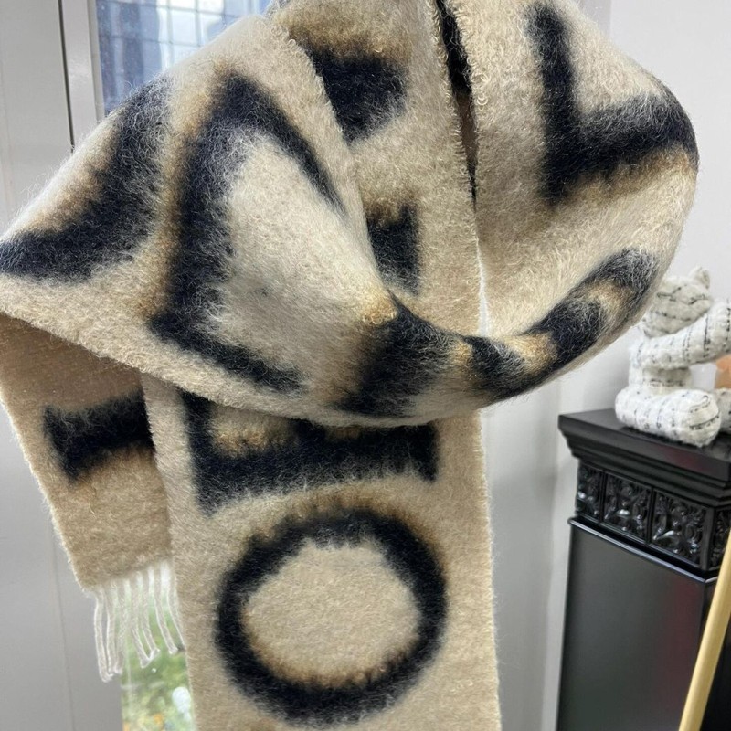 scarf designer scarf luxury scarf for women Winter stripe Trend lwe Cashmere Scarf Full Letter Printed Scarves Soft Touch Tags Winter scarf very good War flag striped