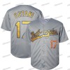 In Stock 17 Ohtani 42 Robinson 50 Betts Baseball Jersey Men's Retro Classic Sportswear Stitched Letter Number Design