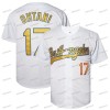 In Stock 17 Ohtani 42 Robinson 50 Betts Baseball Jersey Men's Retro Classic Sportswear Stitched Letter Number Design