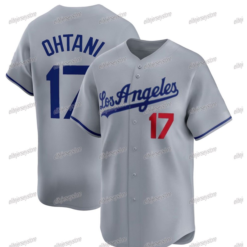 In Stock 17 Ohtani 42 Robinson 50 Betts Baseball Jersey Men's Retro Classic Sportswear Stitched Letter Number Design