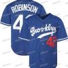 In Stock 17 Ohtani 42 Robinson 50 Betts Baseball Jersey Men's Retro Classic Sportswear Stitched Letter Number Design
