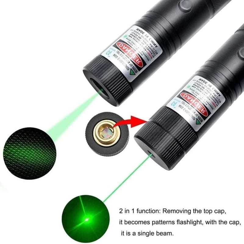 Green Powerful Laser Burning Laserpointer High Power Laser Light 532nm 5mw Visible Laser Pen Burning Matches Portable