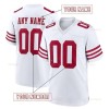 Mens Custom Football 2025 Rivalries Jersey Brock Purdy George Kittle Fred Warner Christian McCaffrey Jones Deommodore LenoirCompetitive version jersey 111 This