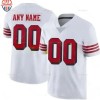 Mens Custom Football 2025 Rivalries Jersey Brock Purdy George Kittle Fred Warner Christian McCaffrey Jones Deommodore LenoirCompetitive version jersey 111 This