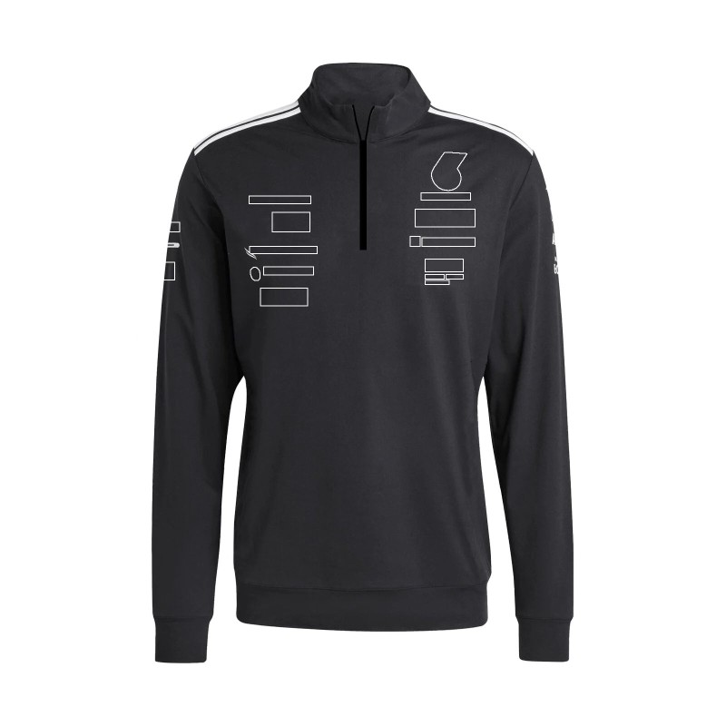 F1 2025 Team Hoodie Formula 1 Racing Hooded Sweatshirt Driver New Season Race 1/4 Zip Sweat Men Women Black Pullover Hoodie Custom